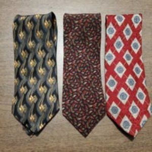 3 neckties - Bill Blass, Geoffrey Beene (2)
